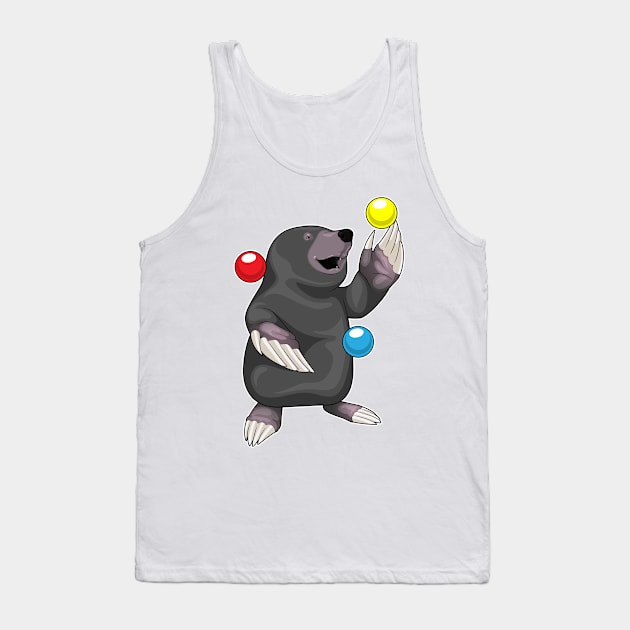 Mole Juggler Juggle Tank Top by Markus Schnabel